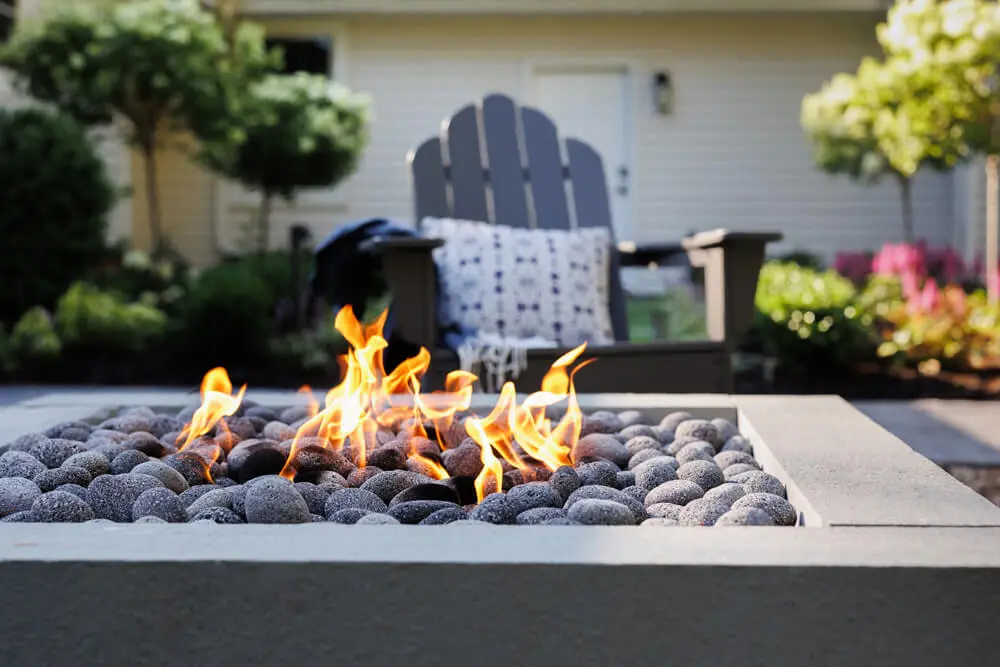 firepit lounge area