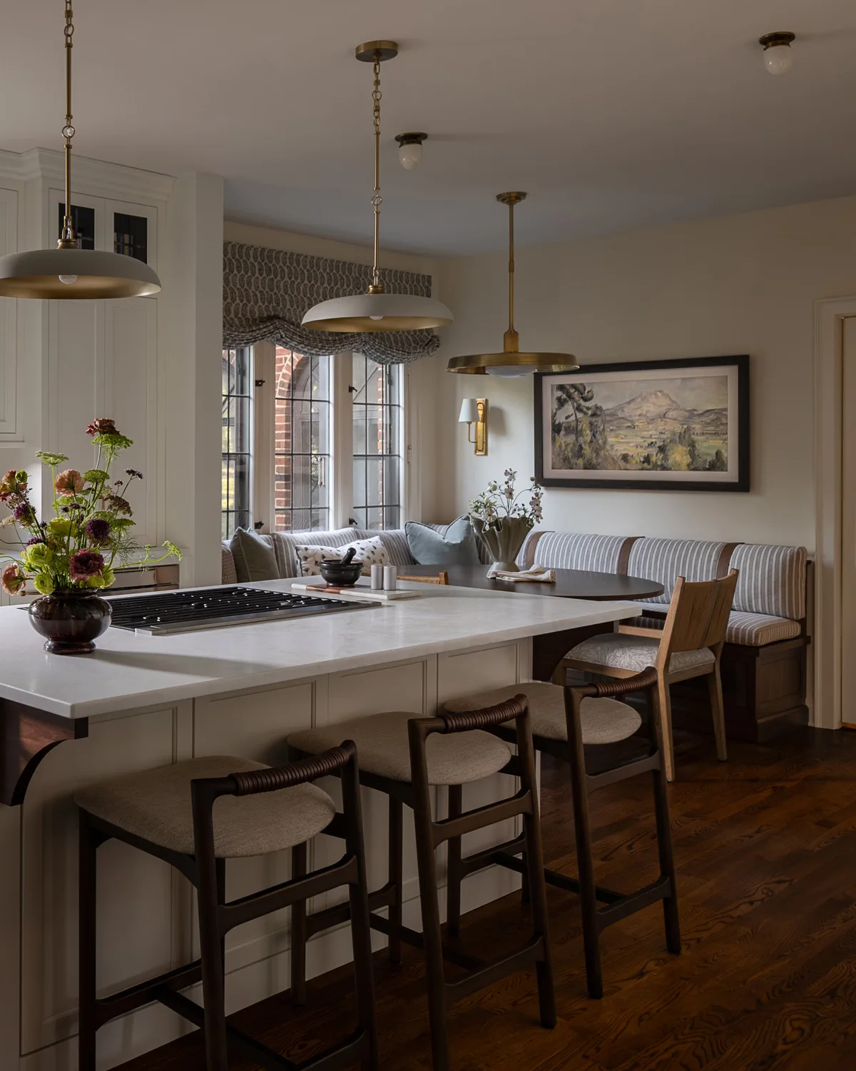 kitchen bar stools and dining nook seating